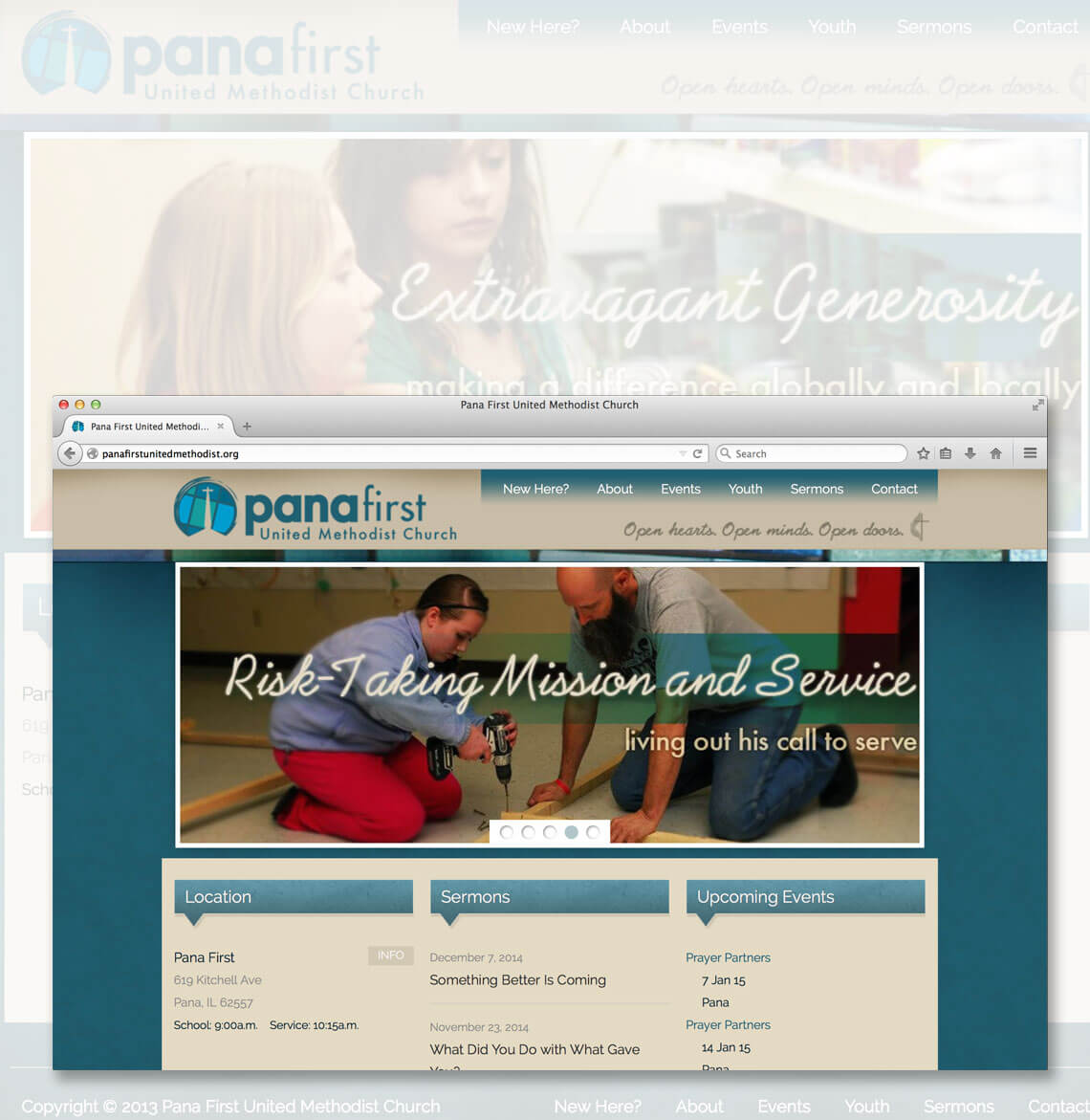 Pana First United Methodist Church Website