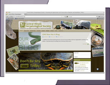 Central Illinois Herpetological Society Website Design & Development